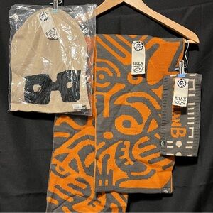 Billy the Artist 3-Piece Set - Scarf Hat Headband - NWT